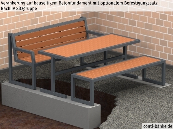 Bach-IV-Sitzgruppe-Betonfundament