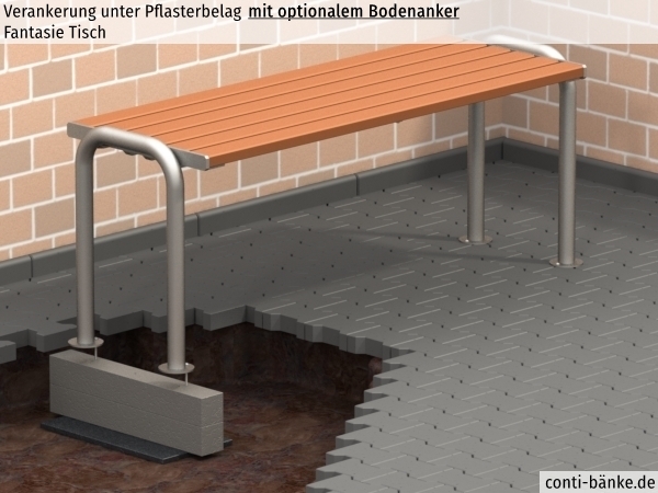 Fantasie-Tisch-Pflasterbelag