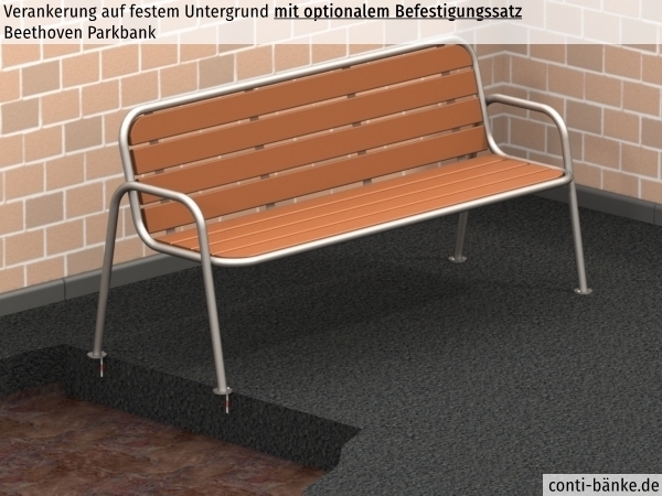 Beethoven-Parkbank-Fester-Untergrund