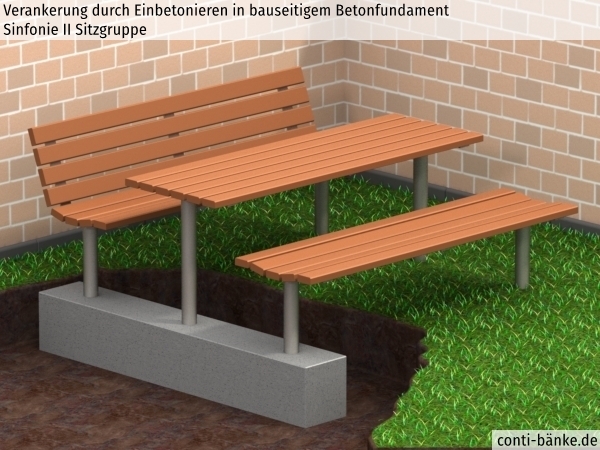 Sinfonie-II-Sitzgruppe-Betonfundament-im-Erdreich