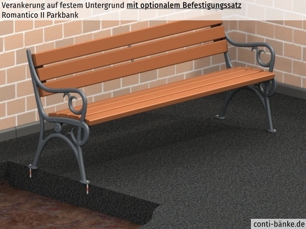 Romantico-II-Parkbank-Fester-Untergrund