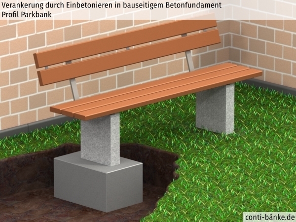 Profil-Parkbank-Betonfundament-im-Erdreich
