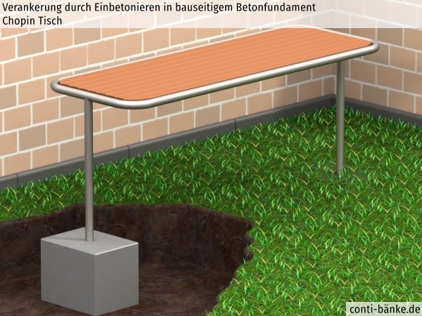 Chopin-Tisch-Betonfundament-im-Erdreich