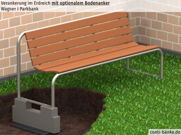 Wagner-I-Parkbank-Bodenanker