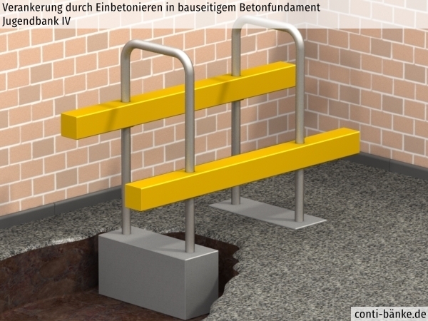 Jugendbank-IV-Betonfundament
